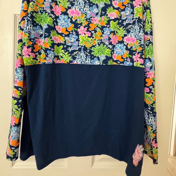 Disney - Lilly Pulitzer pull over / Aegean Navy -  Size XL - Picture 3 of 3